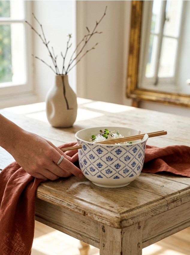 Sinsay - Bol cu bețișoare - alb