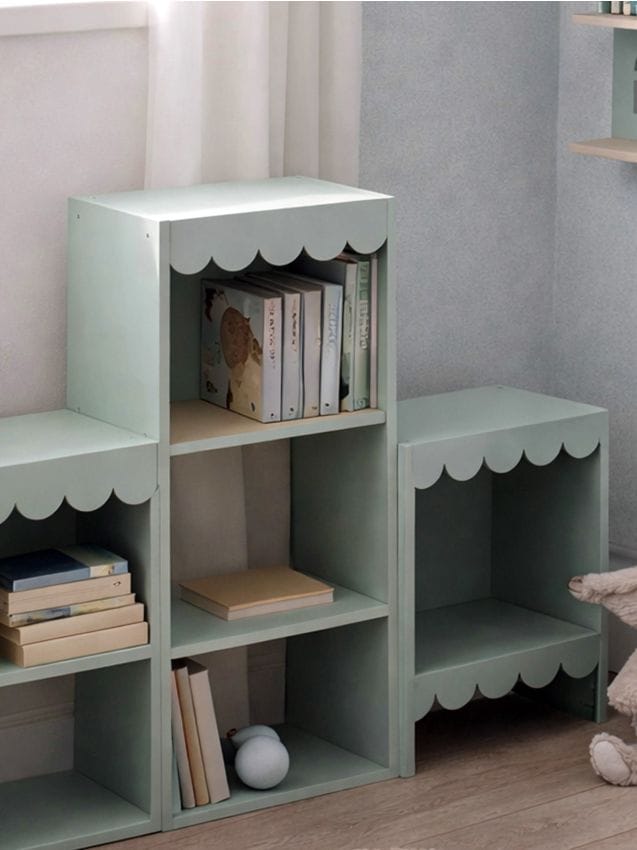 Sinsay - Raft de sine stătător cu nișă decorativă - verde-închis