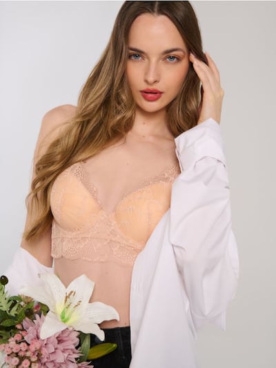 Бюстгальтер push-up з декоративною мереживом
