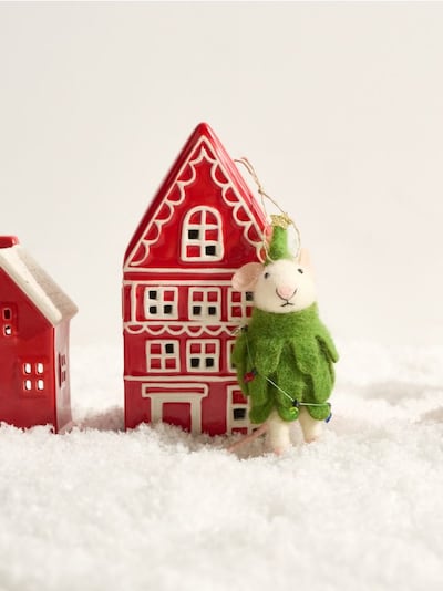 Dekoracja świąteczna w kształcie myszy