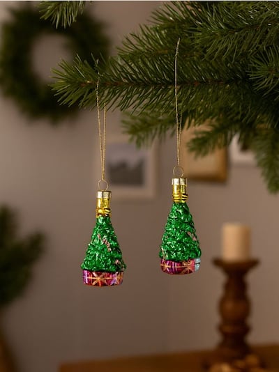 Set od 2 božićnih kuglica