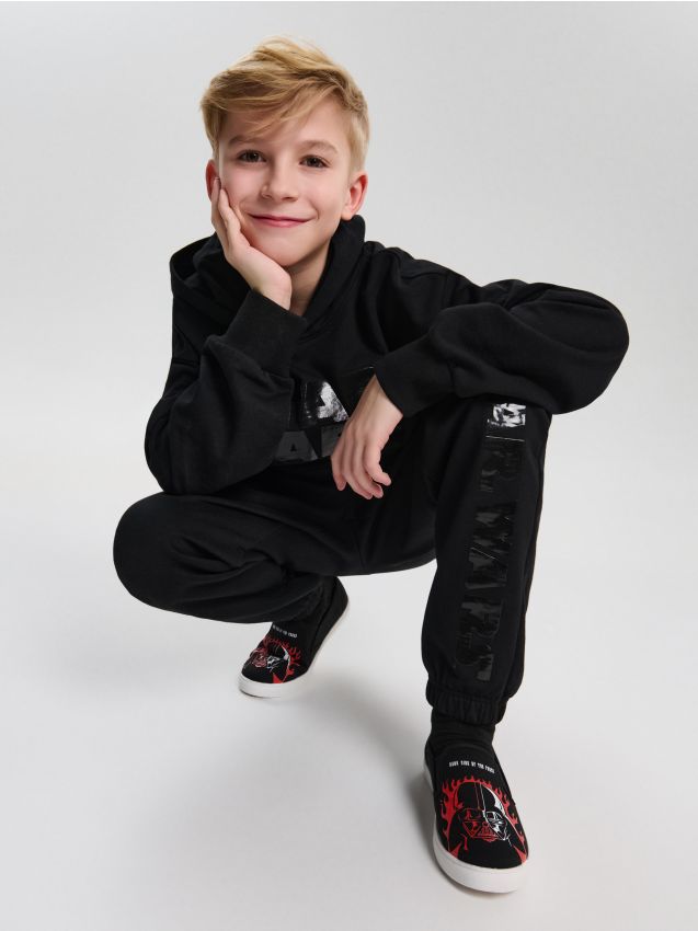 Sinsay - Baweniane tenisówki Star Wars - czarny