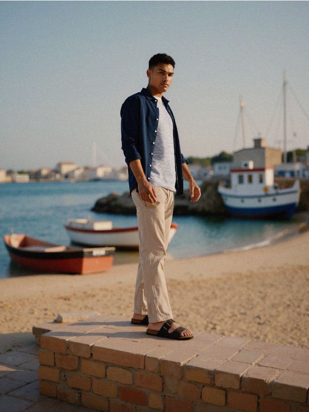 Sinsay - Koszulka w paski - biały