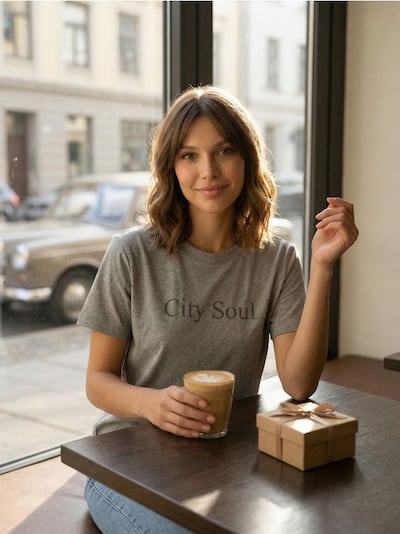 Тениска с надпис