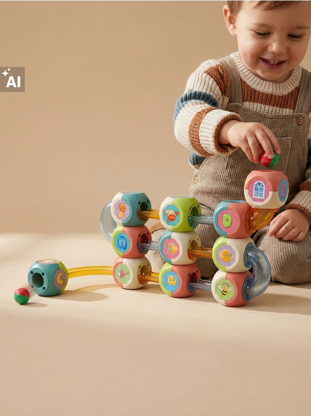 Sinsay - Jucărie - Set pentru construirea pistei cu bile - multicolor