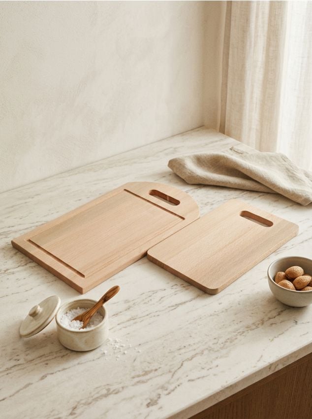 Sinsay - Set de 2 tocătoare - bej