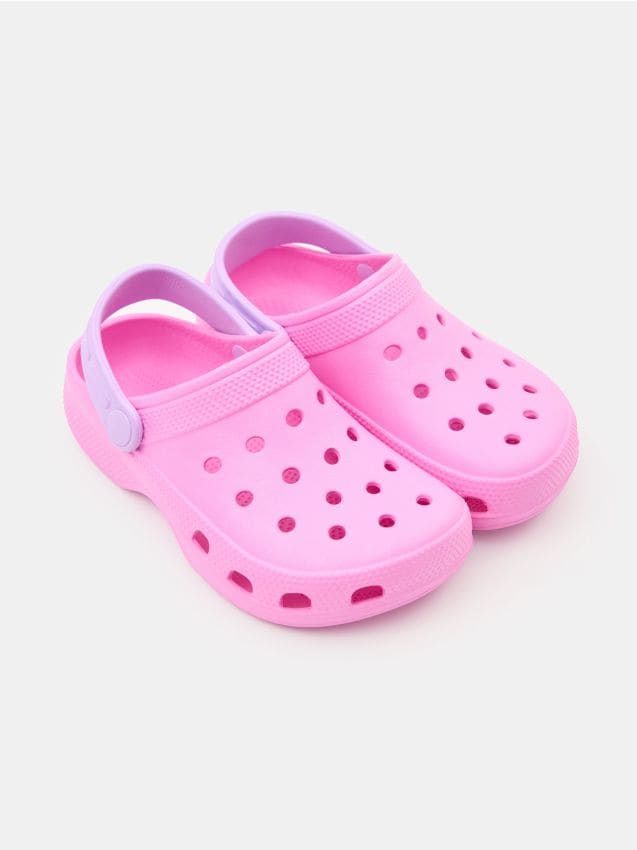 Sinsay - Saboți cu bareta la călcâi - roz-aprins