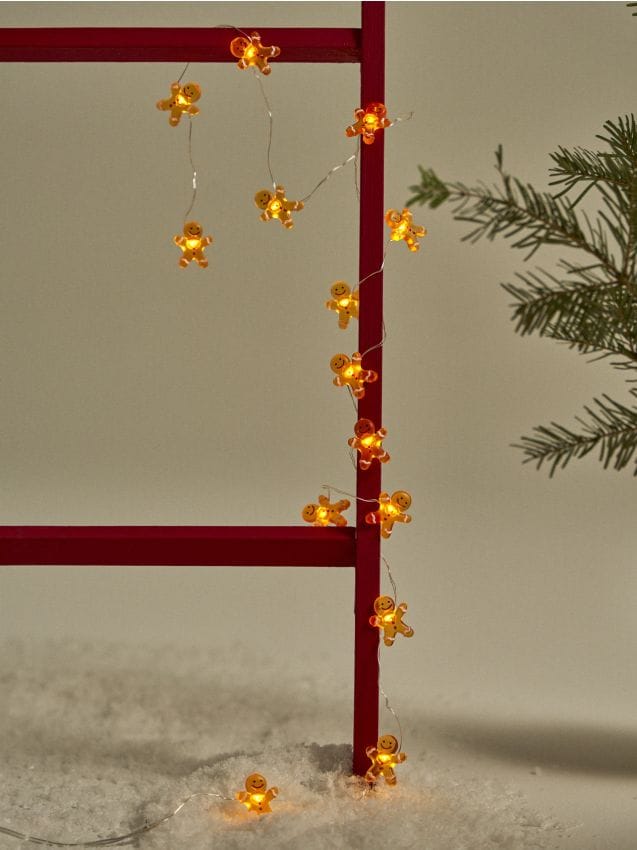 Sinsay - Vianočné LED svetielka - jantárová