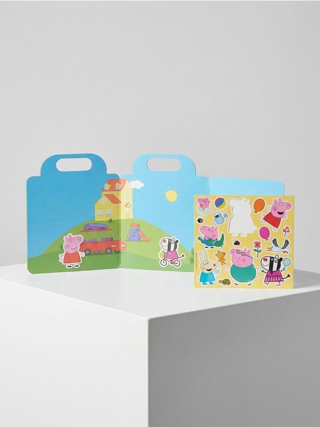 Sinsay - Carte cu abțibilduri Peppa Pig - roz