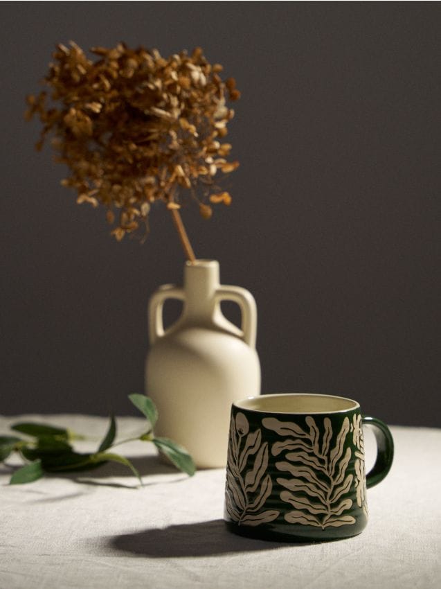 Ceramiczny kubek z uchem - SINSAY