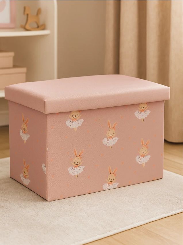 Sinsay - Detský puf s úložnou funkciou - pastelová ružová