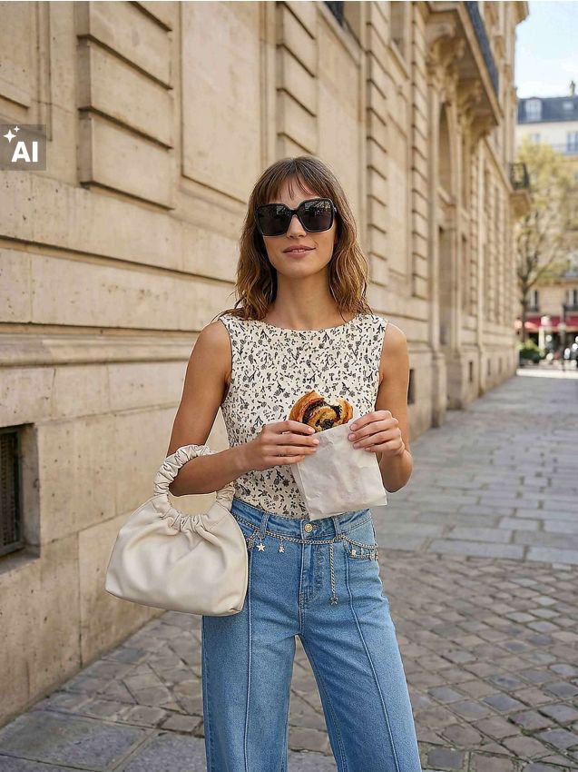 Sinsay - Bluza fără mâneci cu imprimeu floral - multicolor