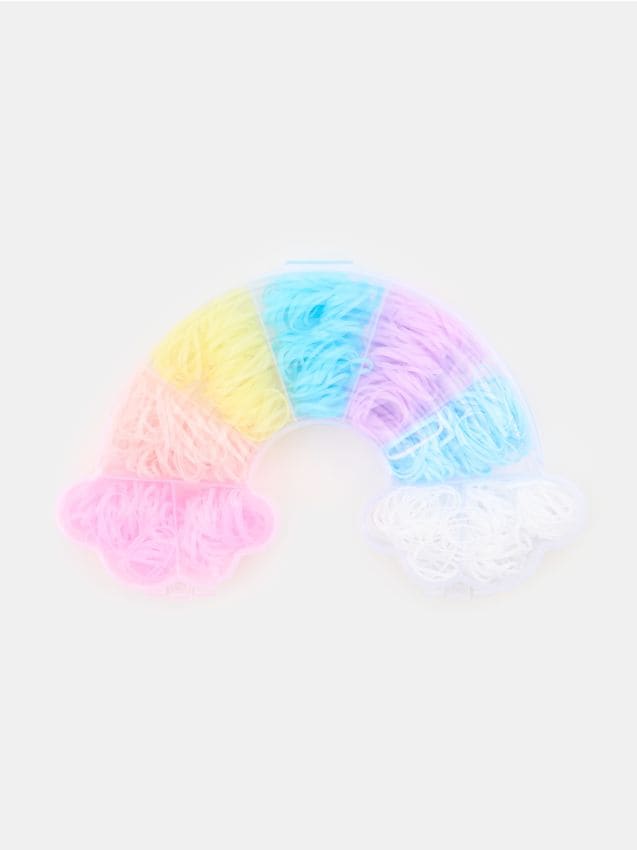 Sinsay - Elastice de păr în cutie de plastic – set 740 bucăți - multicolor