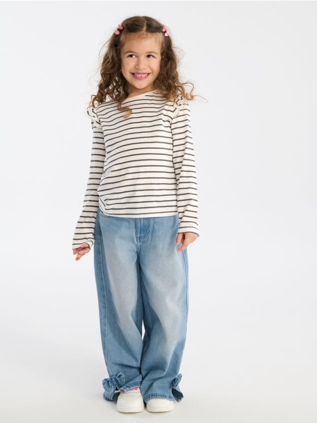 Sinsay - Tricou în dungi - multicolor