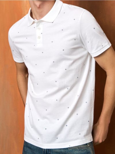 Сорочка поло з візерунком