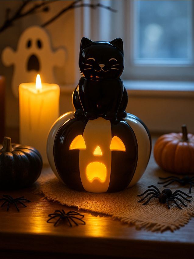 Sinsay - LED lampa Halloween - čierna