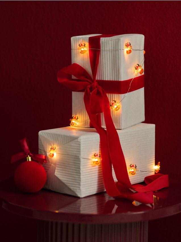 Sinsay - Vianočné LED svetielka - hnedá