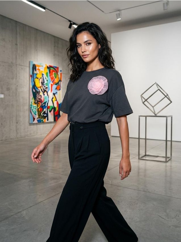 Sinsay - Tricou din bumbac - gri-închis