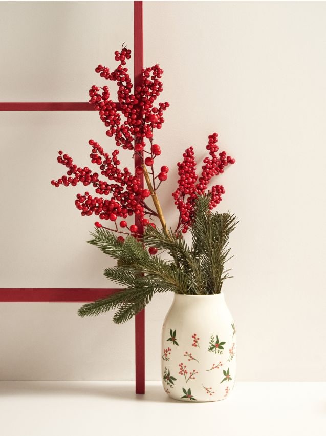 Sinsay - Ozdobná umelá rastlina - lilavá