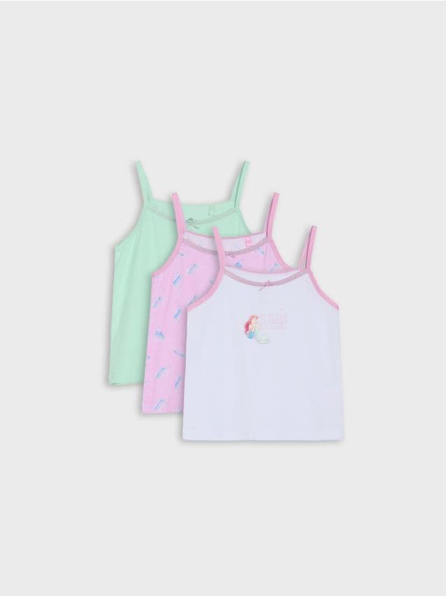 Sinsay - Maiouri din bumbac cu imprimeu 3 pack Ariel - multicolor