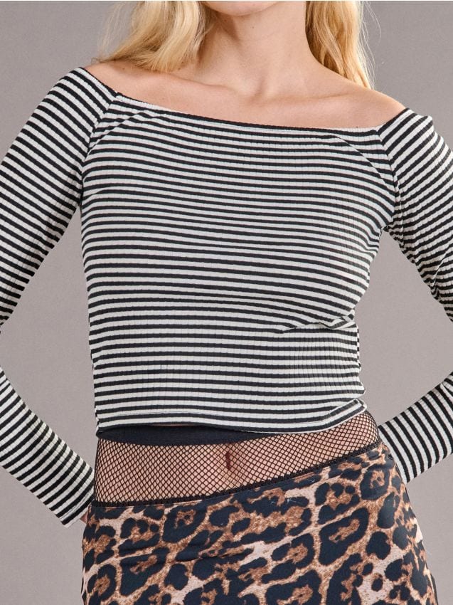 Blusa alla spagnola - multicolor