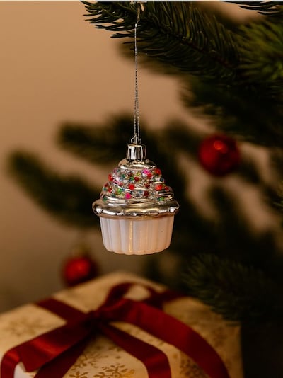 Božićne kuglice u obliku mafina 6 pack