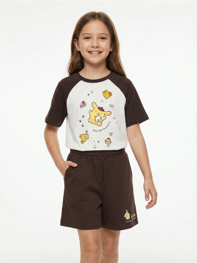 Sinsay - Tricou din bumbac cu imprimeu Pompompurin - multicolor