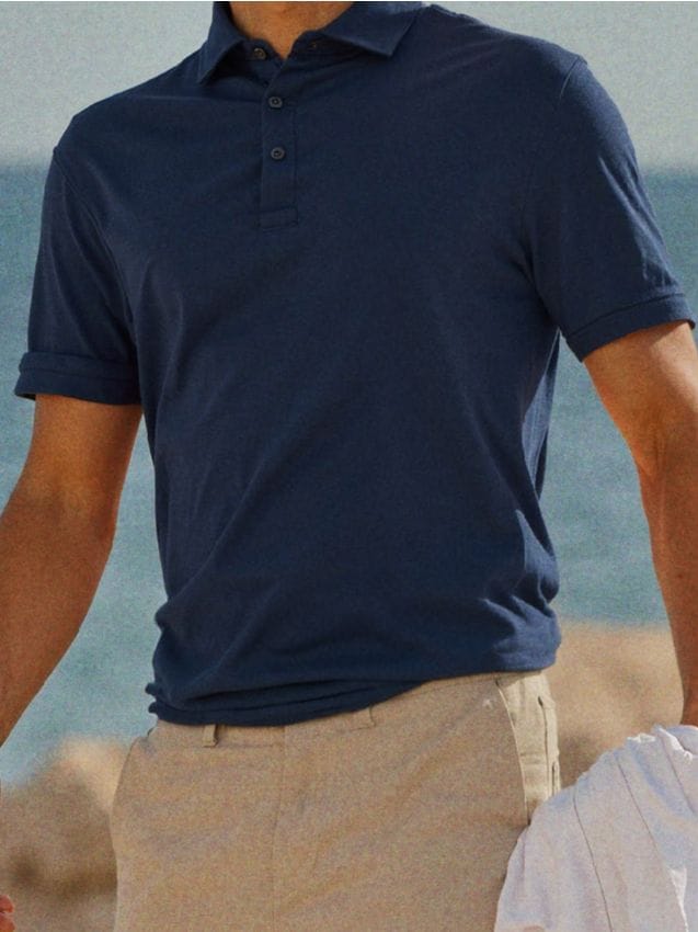 Sinsay - Tričko polo - tmavomodrá