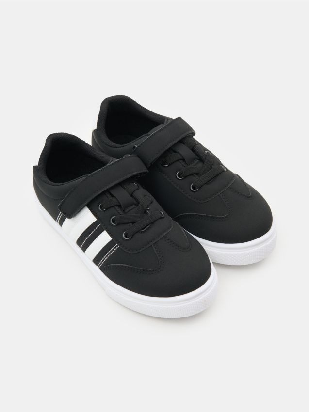 Sinsay - Teniși cu închidere cu arici - negru