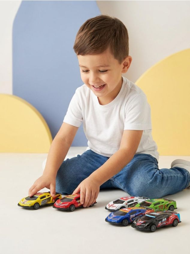 Sinsay - Set de mașinuțe, pachet de 6 - multicolor