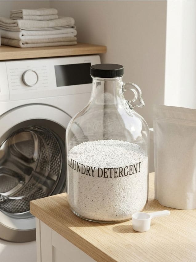 Sinsay - Sticlă pentru detergent de rufe - alb