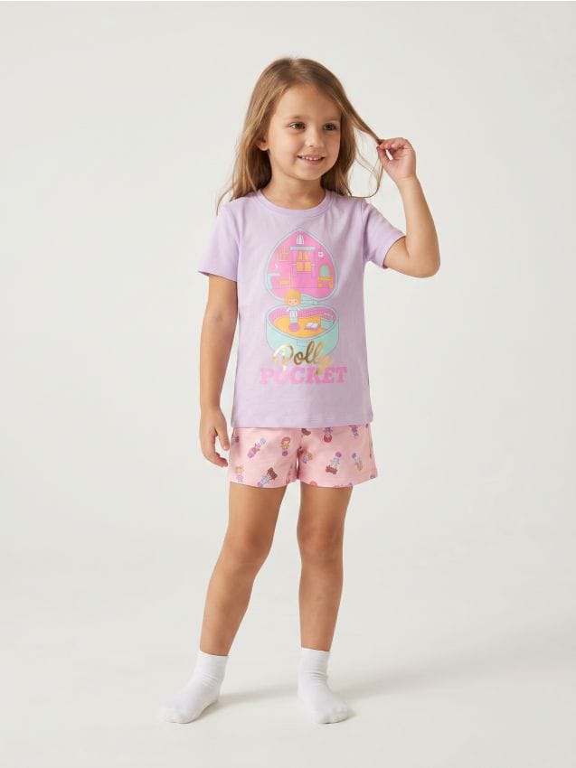 Sinsay - Pijama din două piese Polly Pocket - lavand