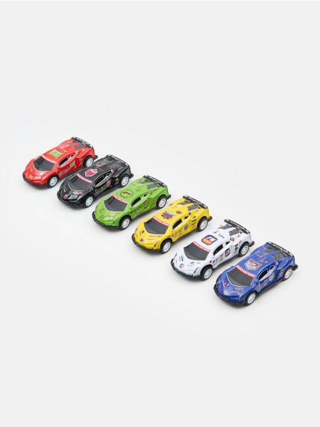 Sinsay - Sada pretekárskych áut - viacfarebná