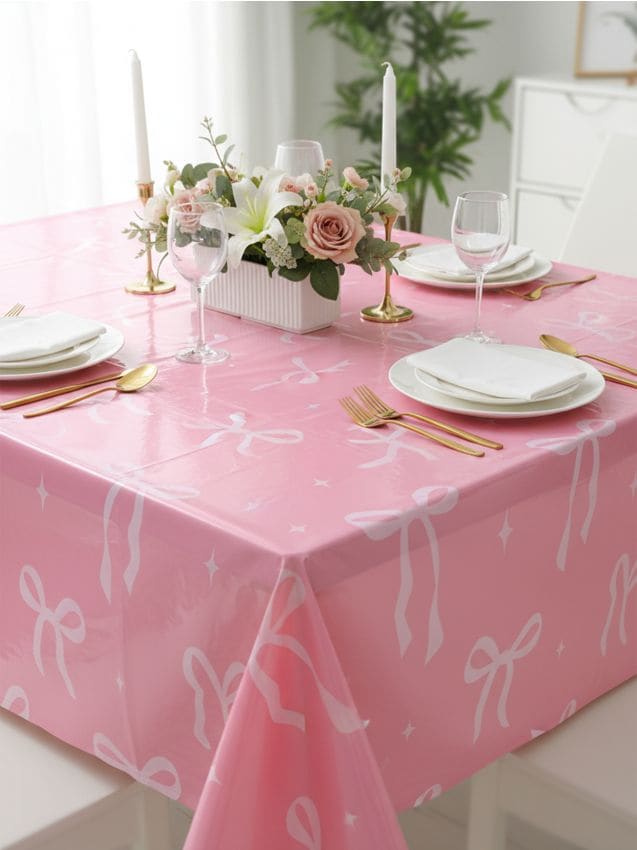 Sinsay - Mușama cu motiv fundă - roz-pudră