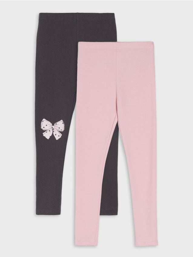 Sinsay - Set 2 colanți din bumbac - multicolor