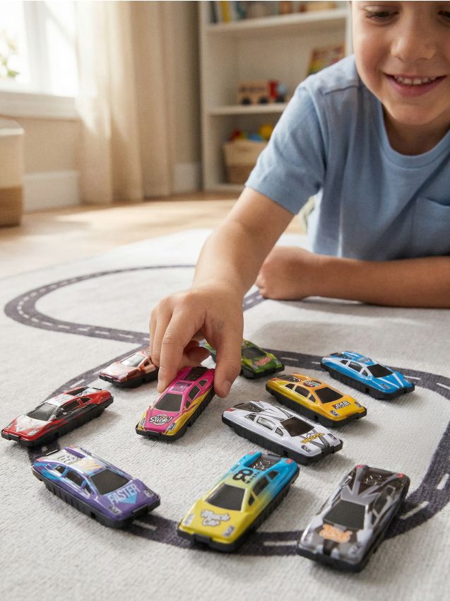 Sinsay - Set de mașinuțe de curse 10 bucăți - multicolor