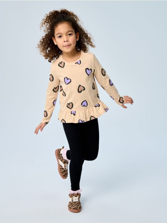 Sinsay - Compleu cu tricou și colanți - multicolor