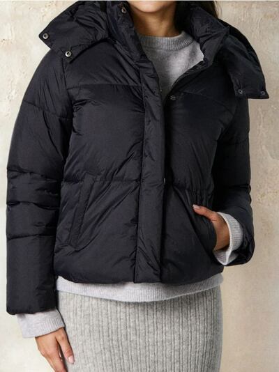 Pikovana puffer jakna