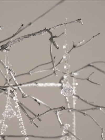 Confezione da 4 decorazioni natalizie