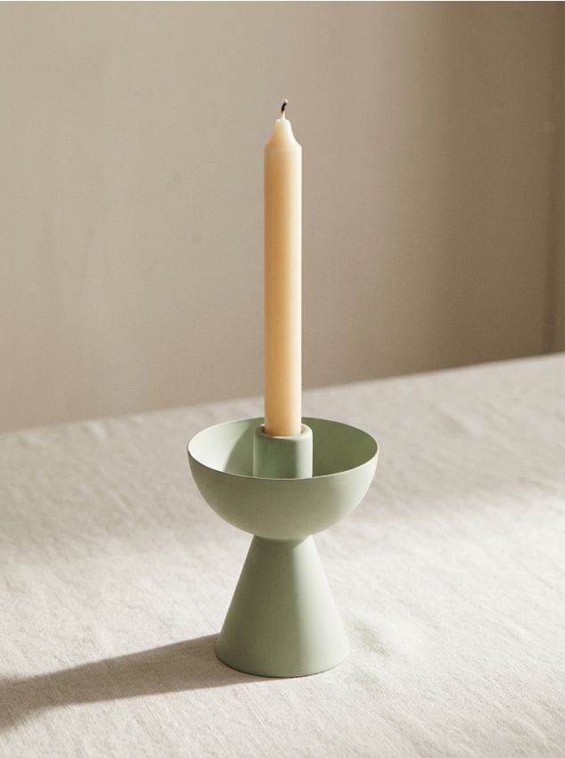 Sinsay - Suport pentru lumânare - verde-pal