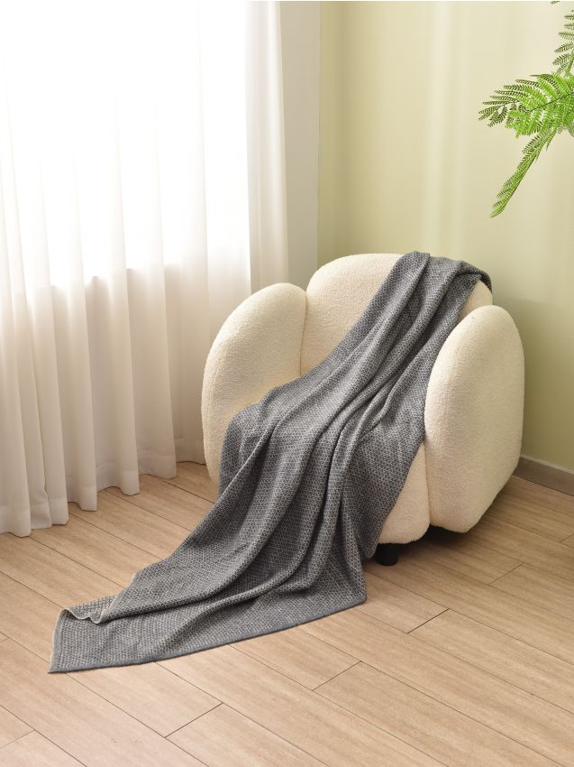 Sinsay - Deka s kohútou stopou - tmavomodrá