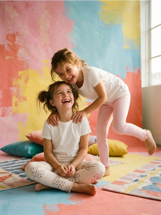 Sinsay - Bawełniane legginsy 2 pack - wielobarwny