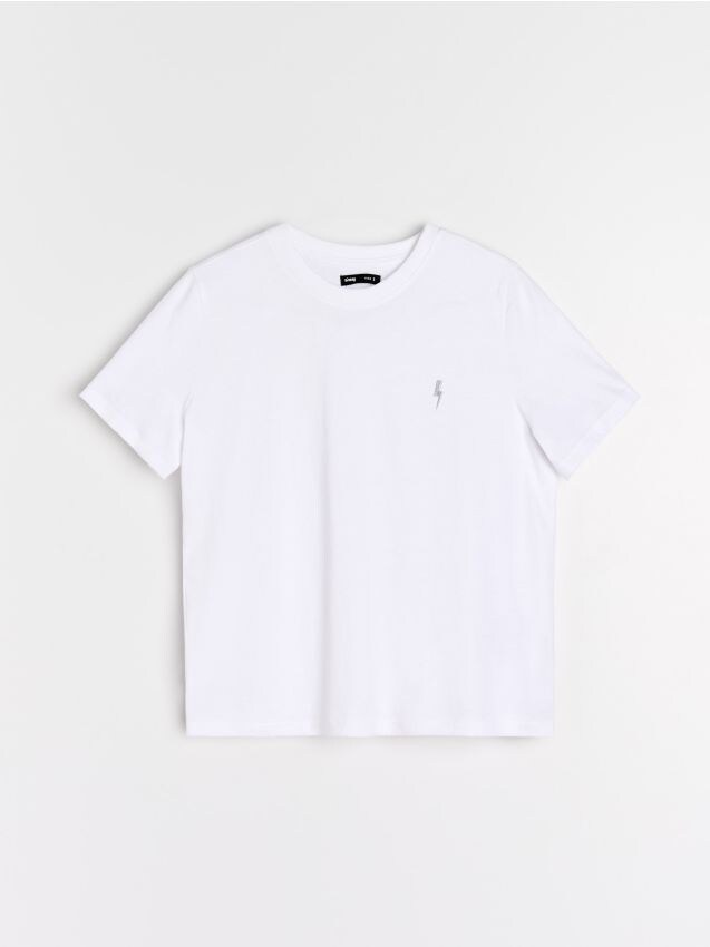 Sinsay Sinsay - Μπλουζάκι με κοντό μανίκι - λευκο