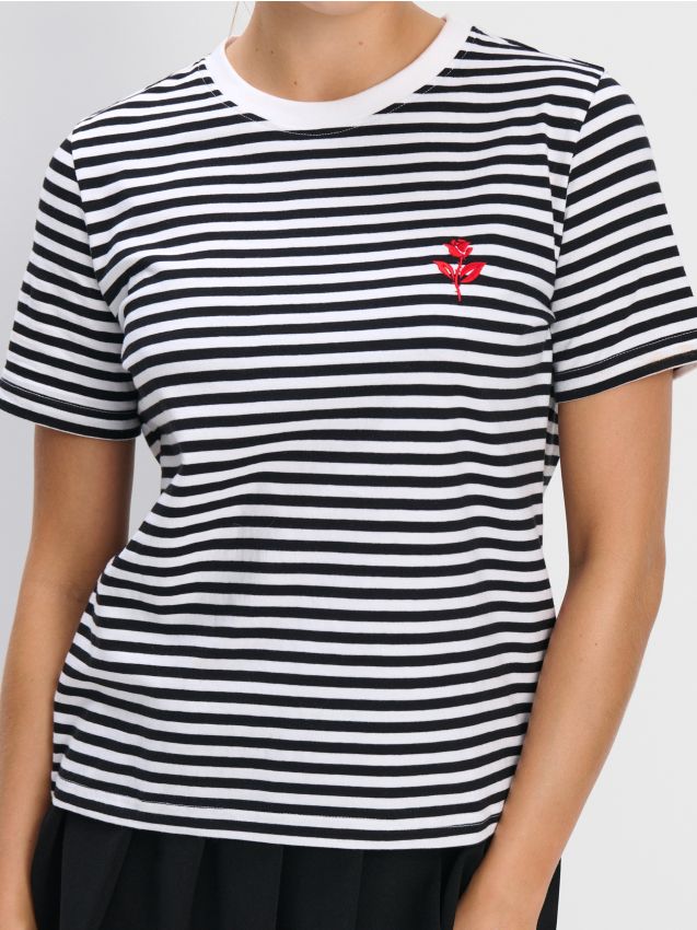 Sinsay - Tričko s krátkym rukávom - viacfarebná