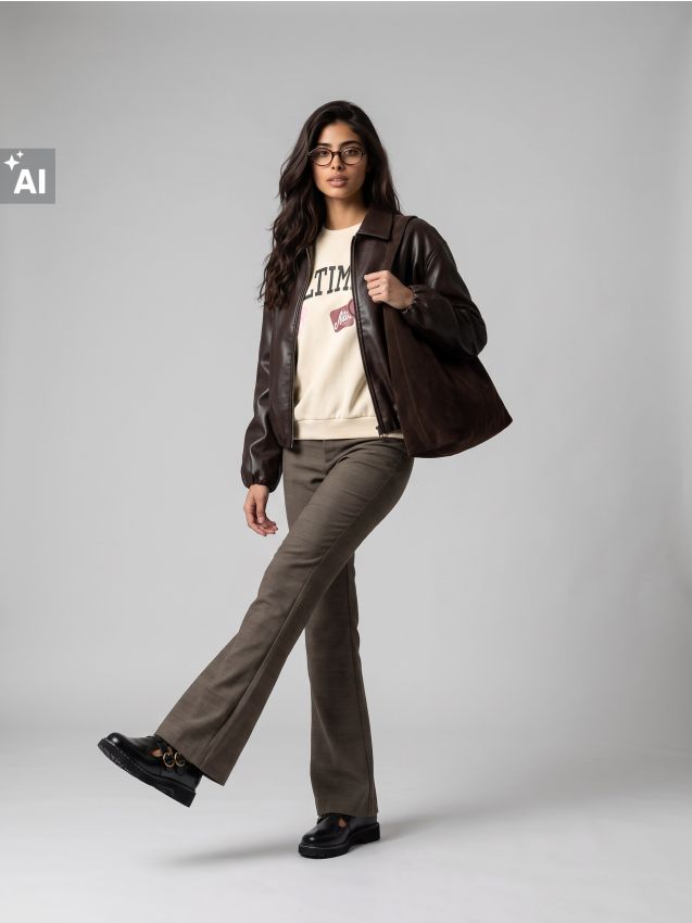 Sinsay - Pantaloni flare în carouri cu amestec de vâscoză - multicolor
