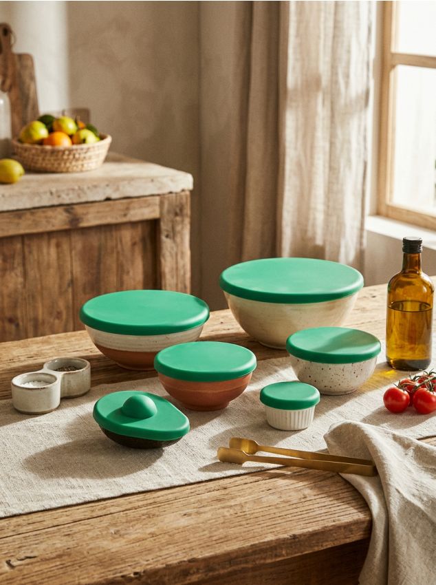 Sinsay - Set de 6 capace din silicon - verde