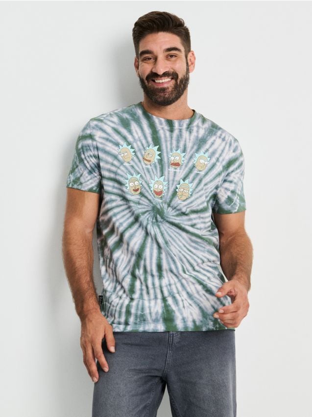 Sinsay - Tricou cu mânecă scurtă Rick & Morty - multicolor