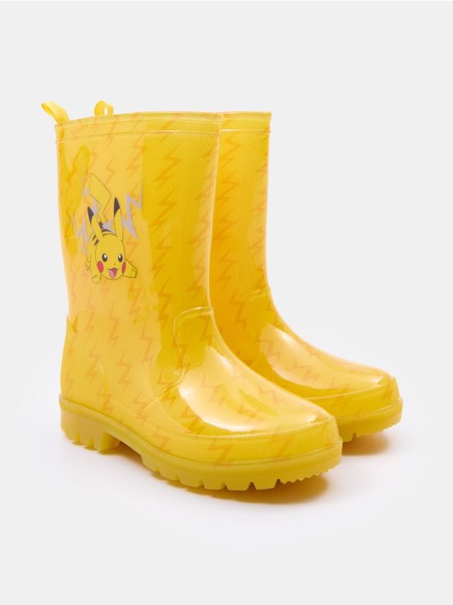 Sinsay - Cizme de ploaie cu talpă LED luminoasă Pokémon - galben