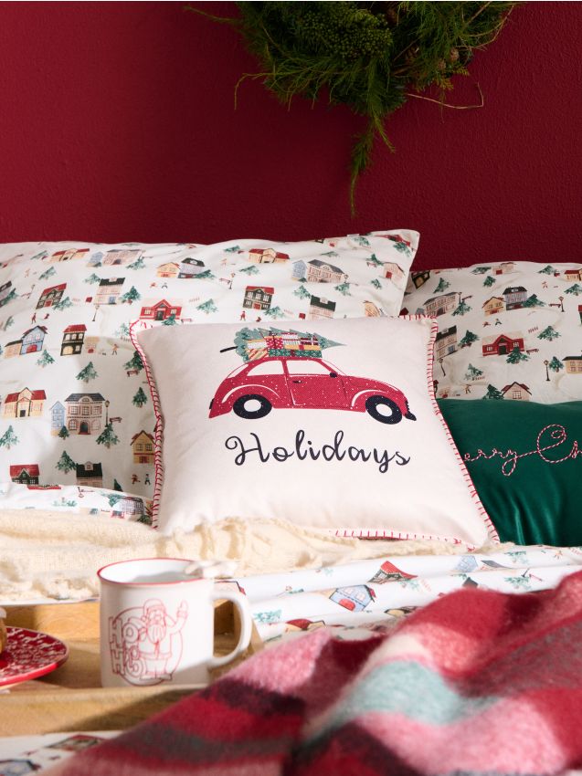 Sinsay - Pernă decorativă cu motiv de sărbători - multicolor