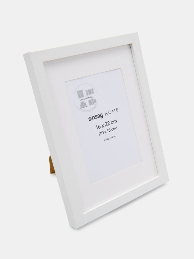 Sinsay - Ramă foto - alb